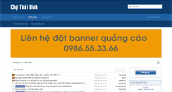Desktop Screenshot of chothaibinh.vn
