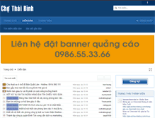 Tablet Screenshot of chothaibinh.vn